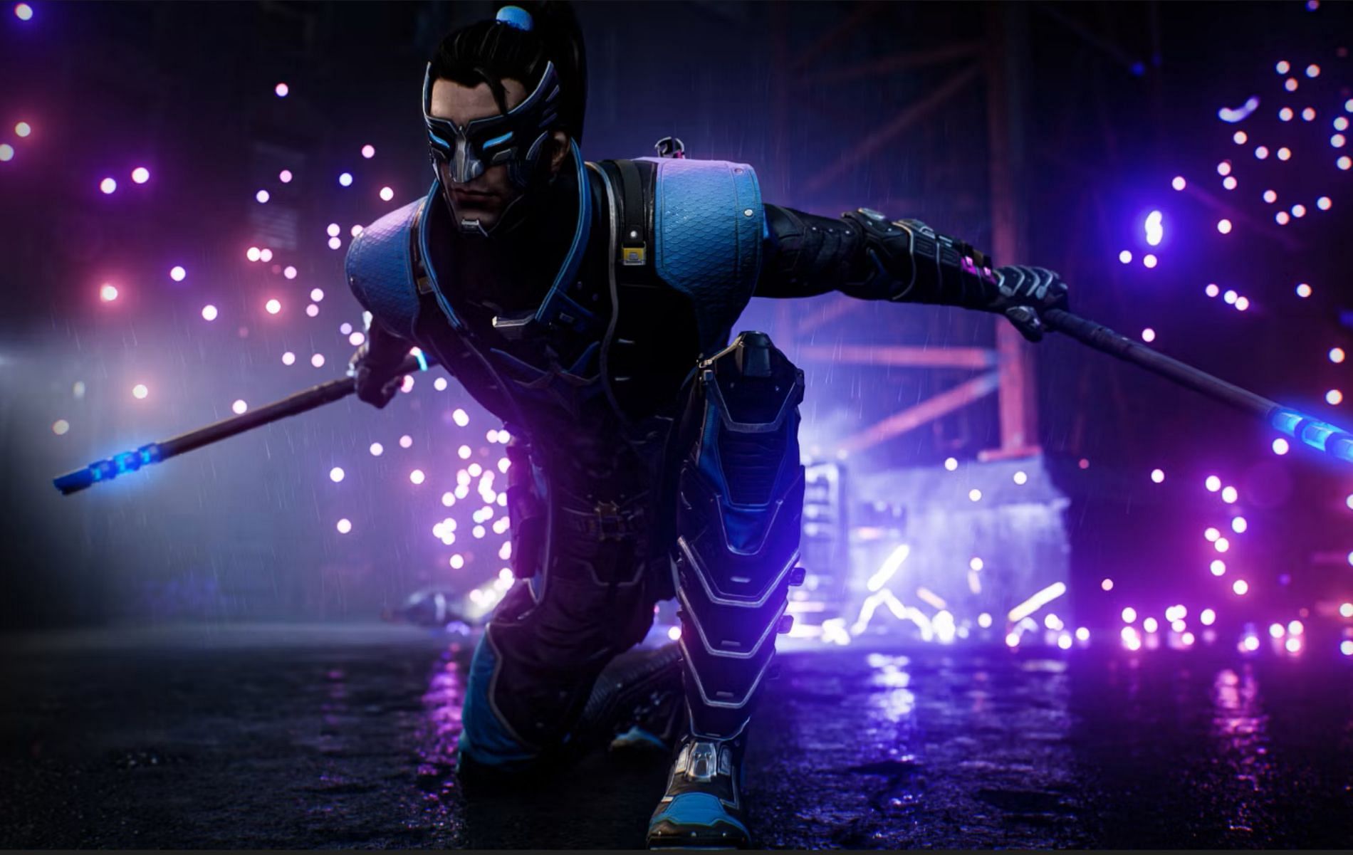 Executing a Perfect Dodge and Perfect Attack in Gotham Knights (Image via Gotham Knights)