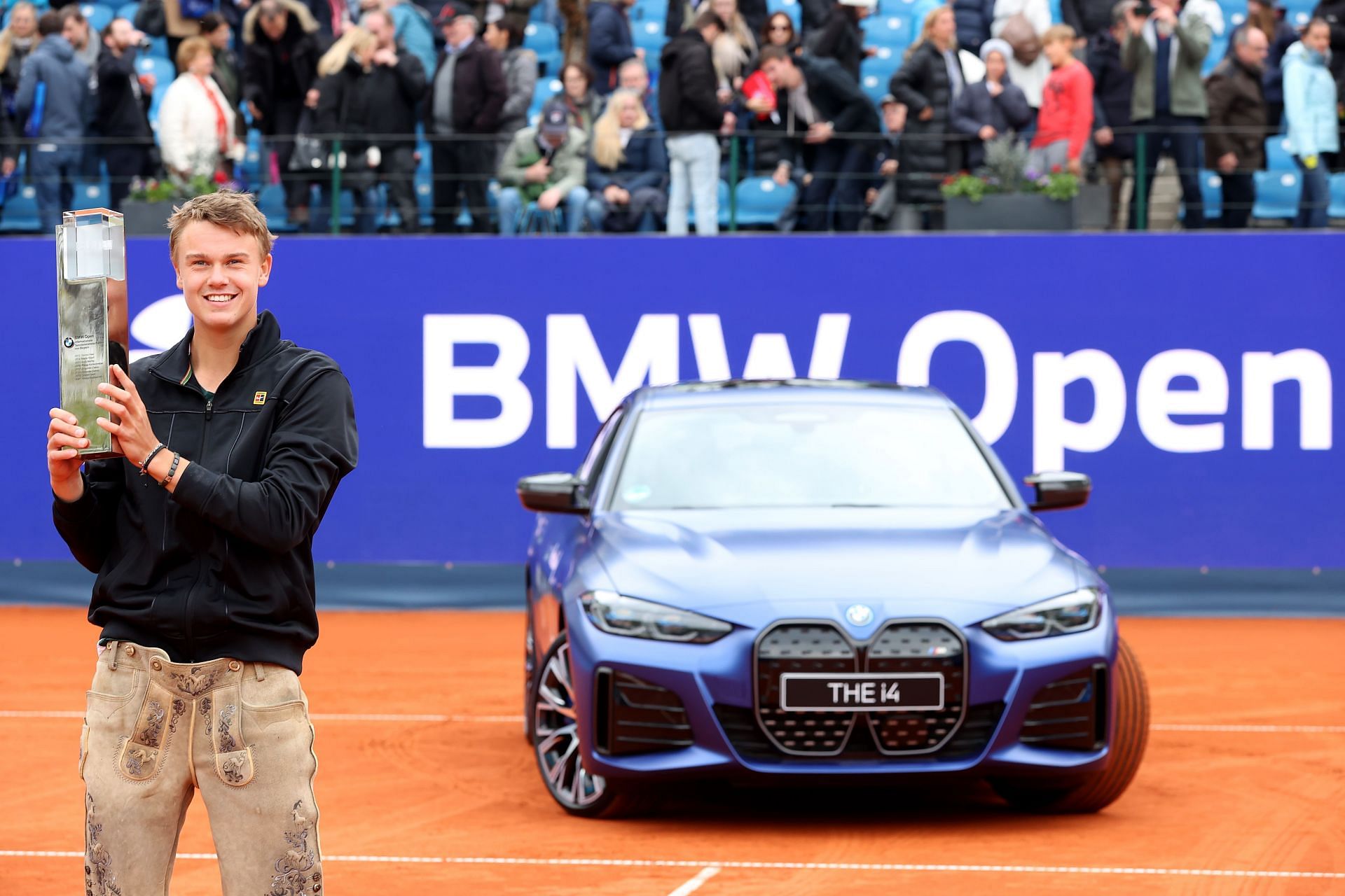 Holger Rune at the 2022 BMW Open.