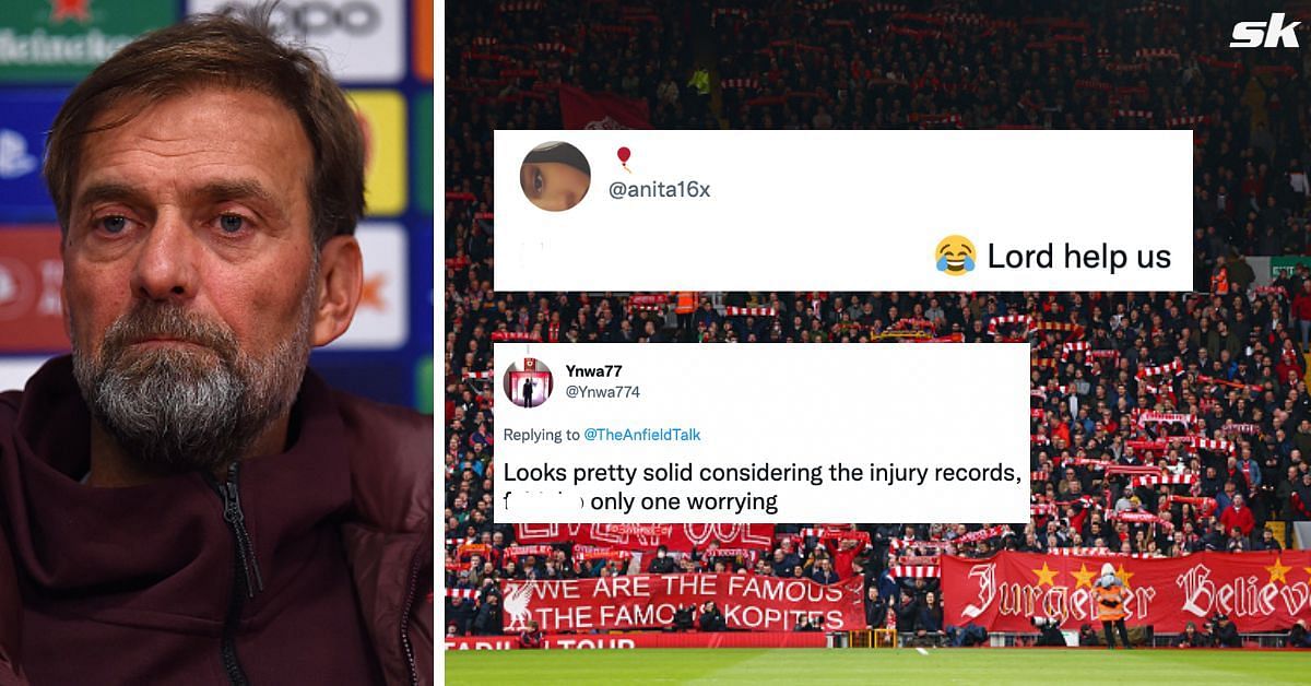 Liverpool fans unimpressed by starting lineup