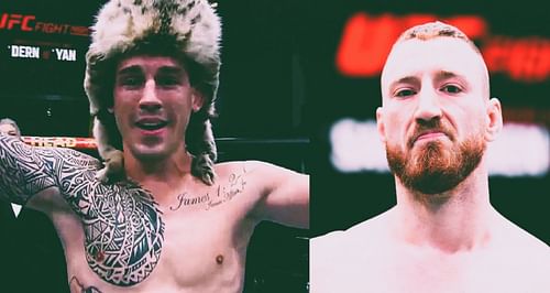 Brendan Allen (left) & Joe Pyfer (right) [Images via @ufc and @MMAFighting on Twitter]