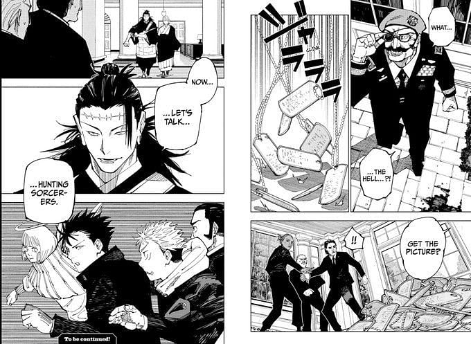 Jujutsu Kaisen chapter 201: Cyrus manipulates the President, Gary ...