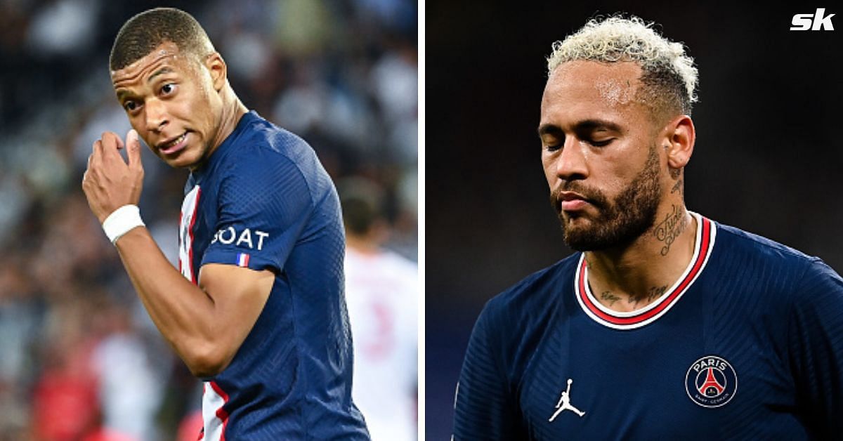 PSG superstar Kylian Mbappe is inhappy with teammate Neymar Jr.