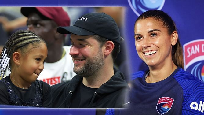 "The speed though" - Alexandra Morgan quips after Serena Williams' daughter Olympia sports soccer star's jersey while attempting solo run