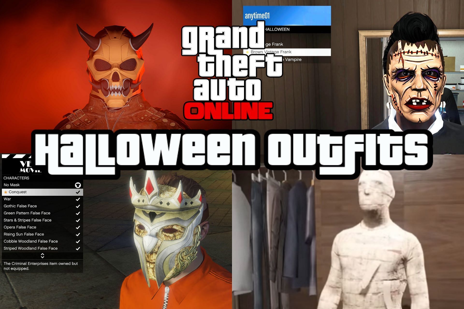 Download Masks From Online GTAV v2.1 for GTA 5