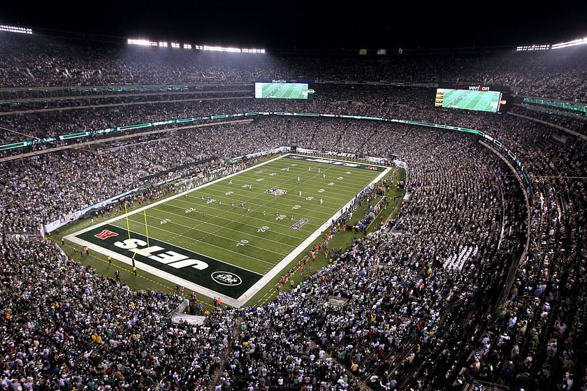 New York Jets - New turf. New end zones. Looking good. 