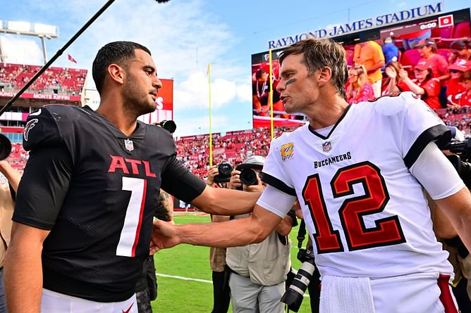 "Brady tried to kick him. Everyone saw that" - NFL analyst insists QB should have been flagged for unsportsmanlike conduct vs. Falcons