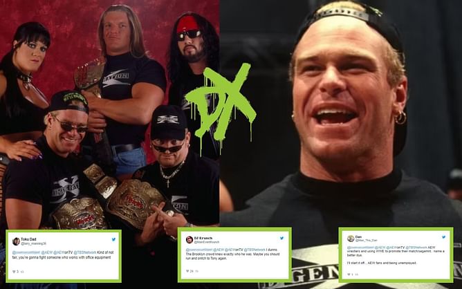"Maybe you should run and snitch to Tony again" - Twitter blasts popular AEW star for taking a dig at Billy Gunn's absence from DX anniversary celebration on WWE RAW