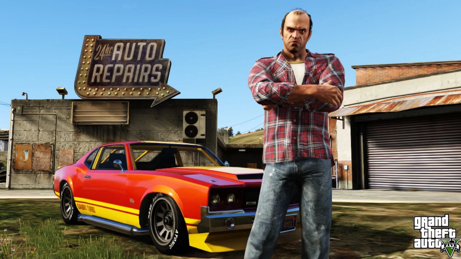 A screenshot of Trevor Philips in GTA 5 (Image via Rockstar Games)