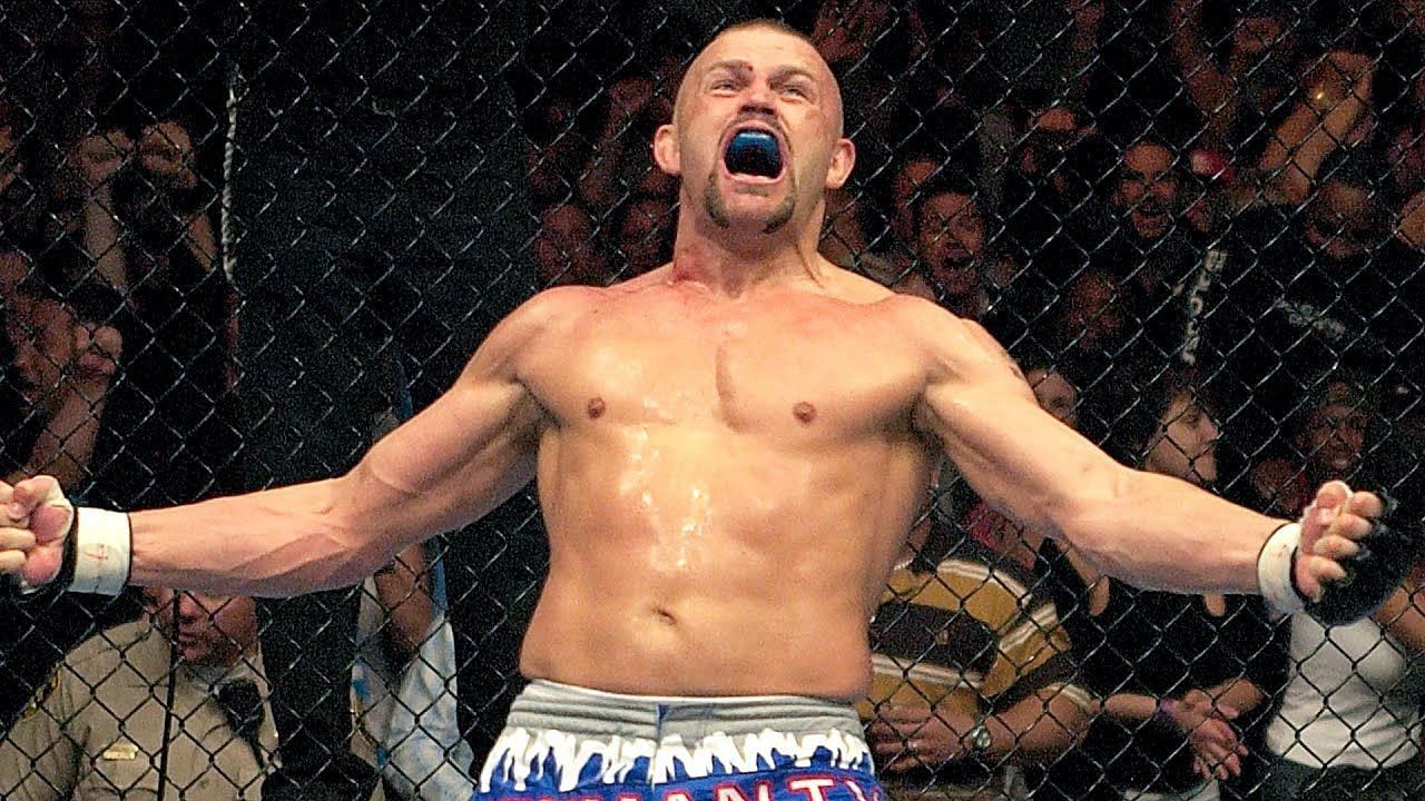 Chuck Liddell mastered the ability of hitting his opponents while going backwards