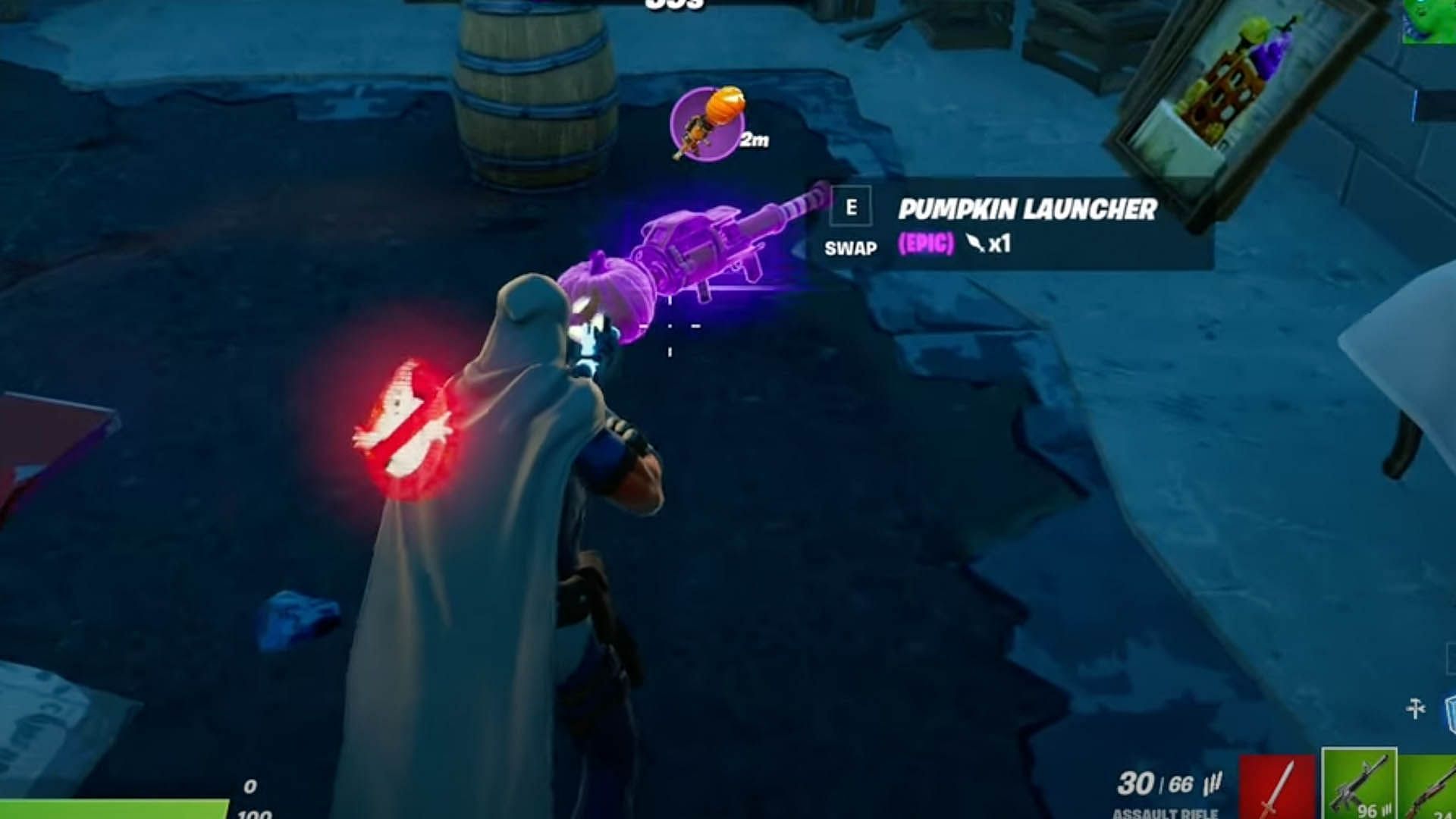 Der Pumpkin Launcher ist zurück mit dem neuesten Fortnite-Update (Bild über Epic Games)