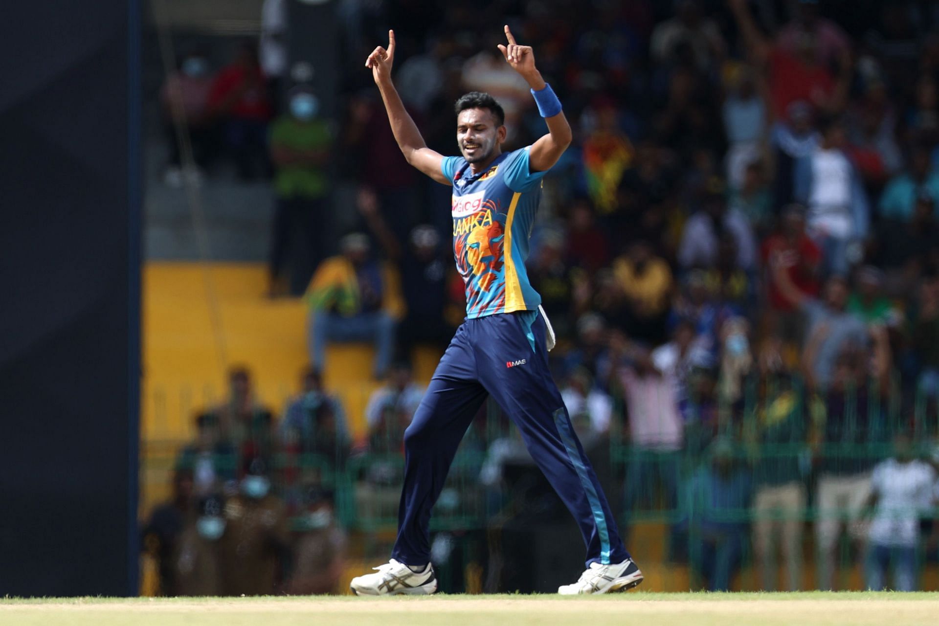 Dushmantha Chameera was ruled out of the tournament after suffering a calf injury.