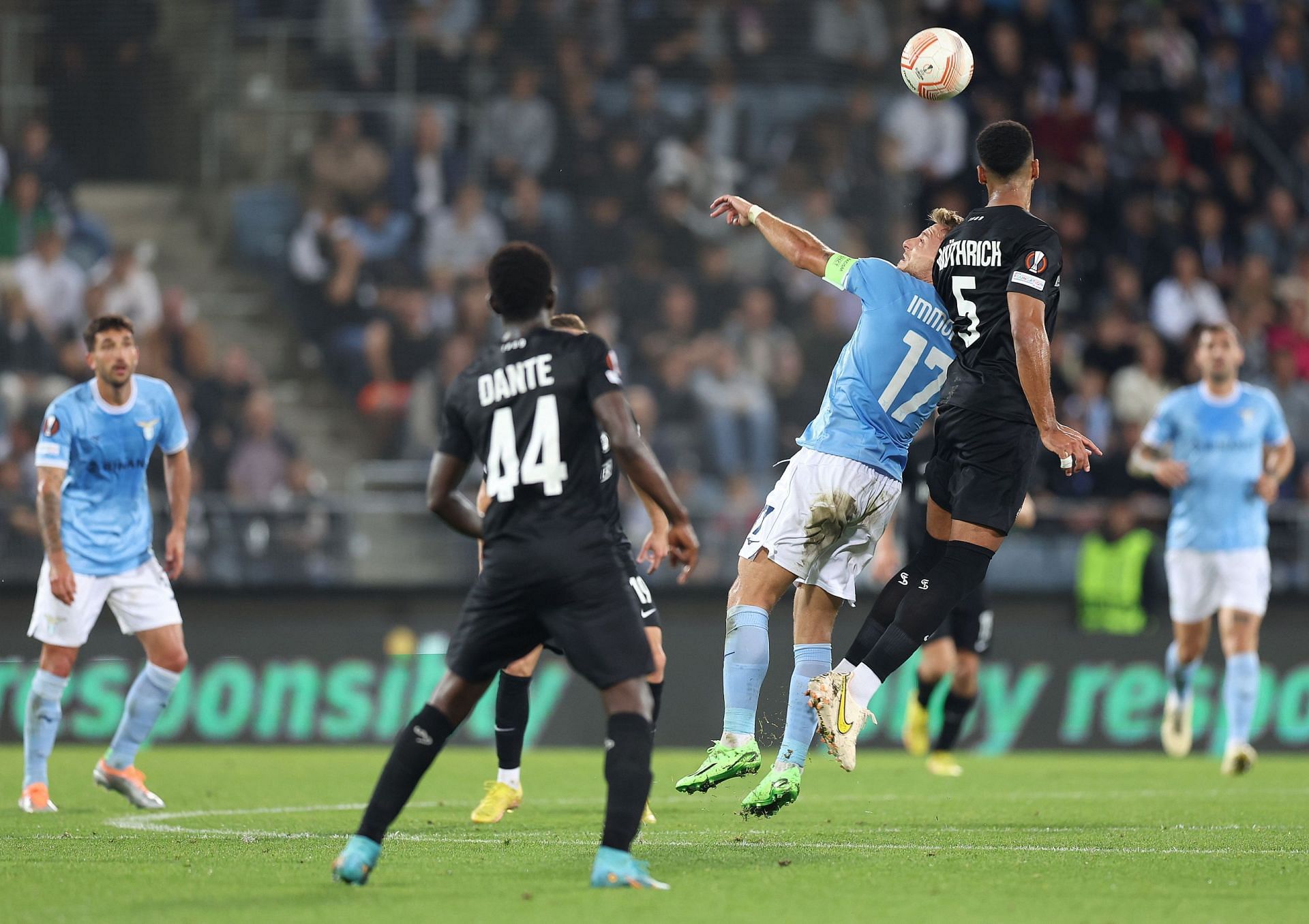 Lazio take on Sturm Graz in the Europa League on Thursday