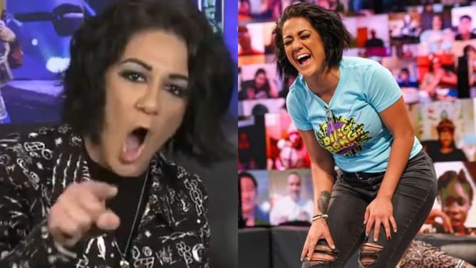 "You're on my ti**y" - WWE Superstar reacts to being hugged by fellow star cosplaying Bayley