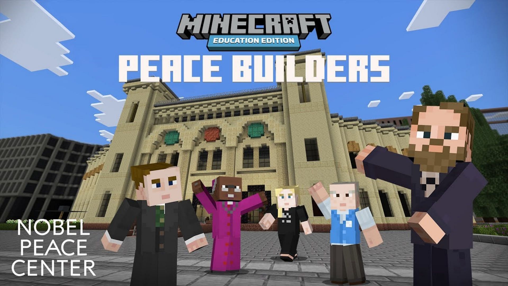 Peace Builders is another free plugin that teaches players how to keep the peace in a fun and interactive way (Image via Mojang)