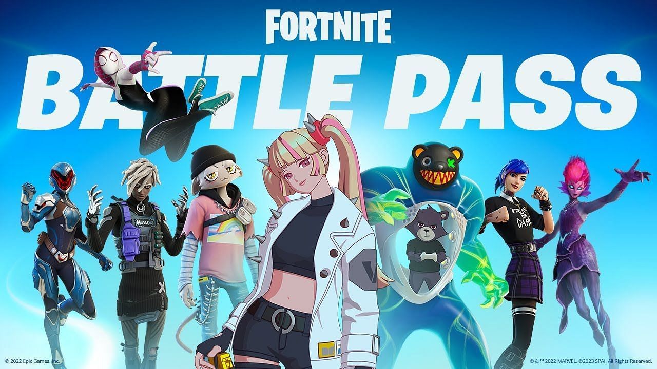 The v22.30 Fortnite update will reveal secret Battle Pass cosmetics (Image via Epic Games)