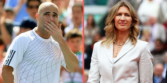 "You have always been about the action, not about the words" - When Andre Agassi got Steffi Graf emotional during her Tennis Hall of Fame ceremony