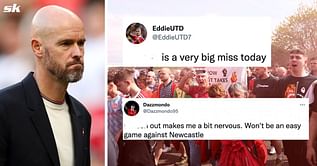 "He better not be injured" "A very big miss today" - Manchester United fans fear for key player as he's left out of matchday squad for Newcastle clash