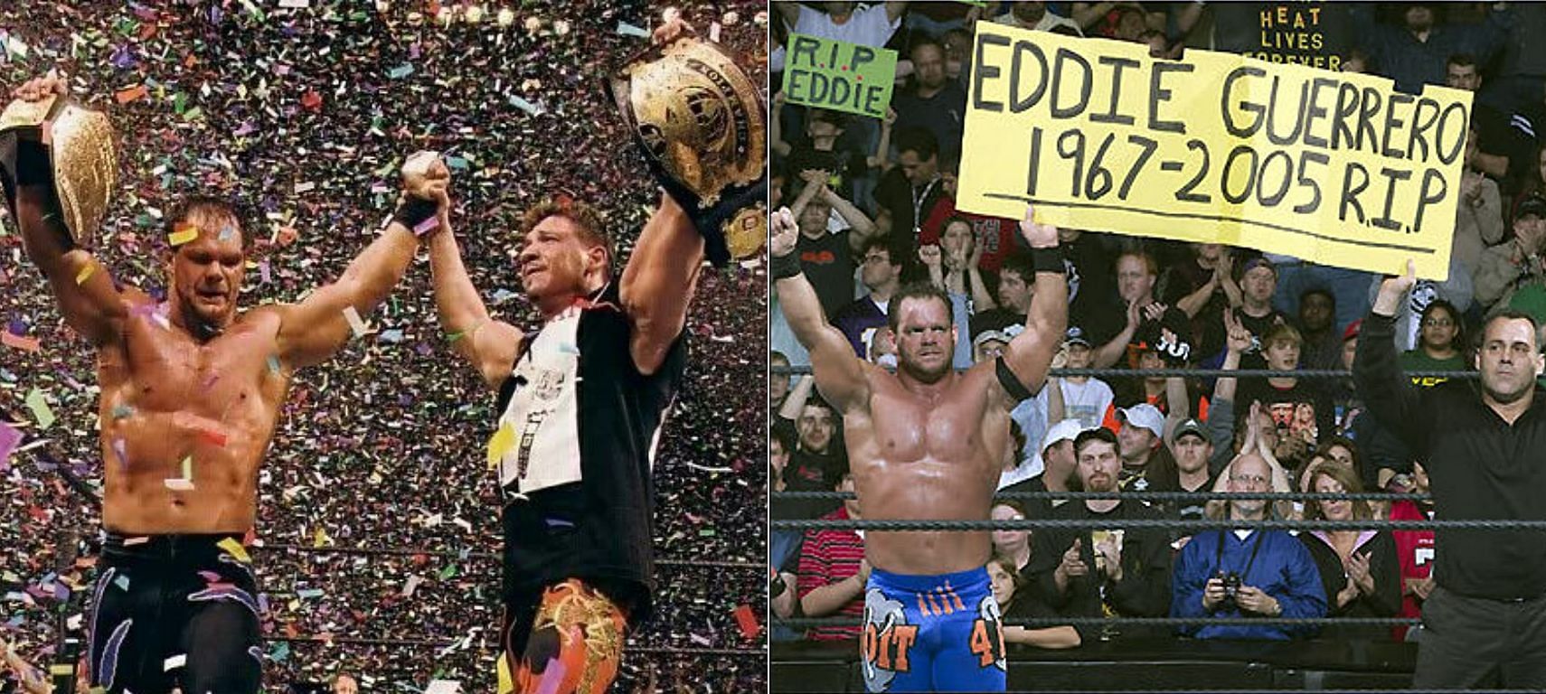 Eddie Guerrero and Chris Benoit were close friends 
