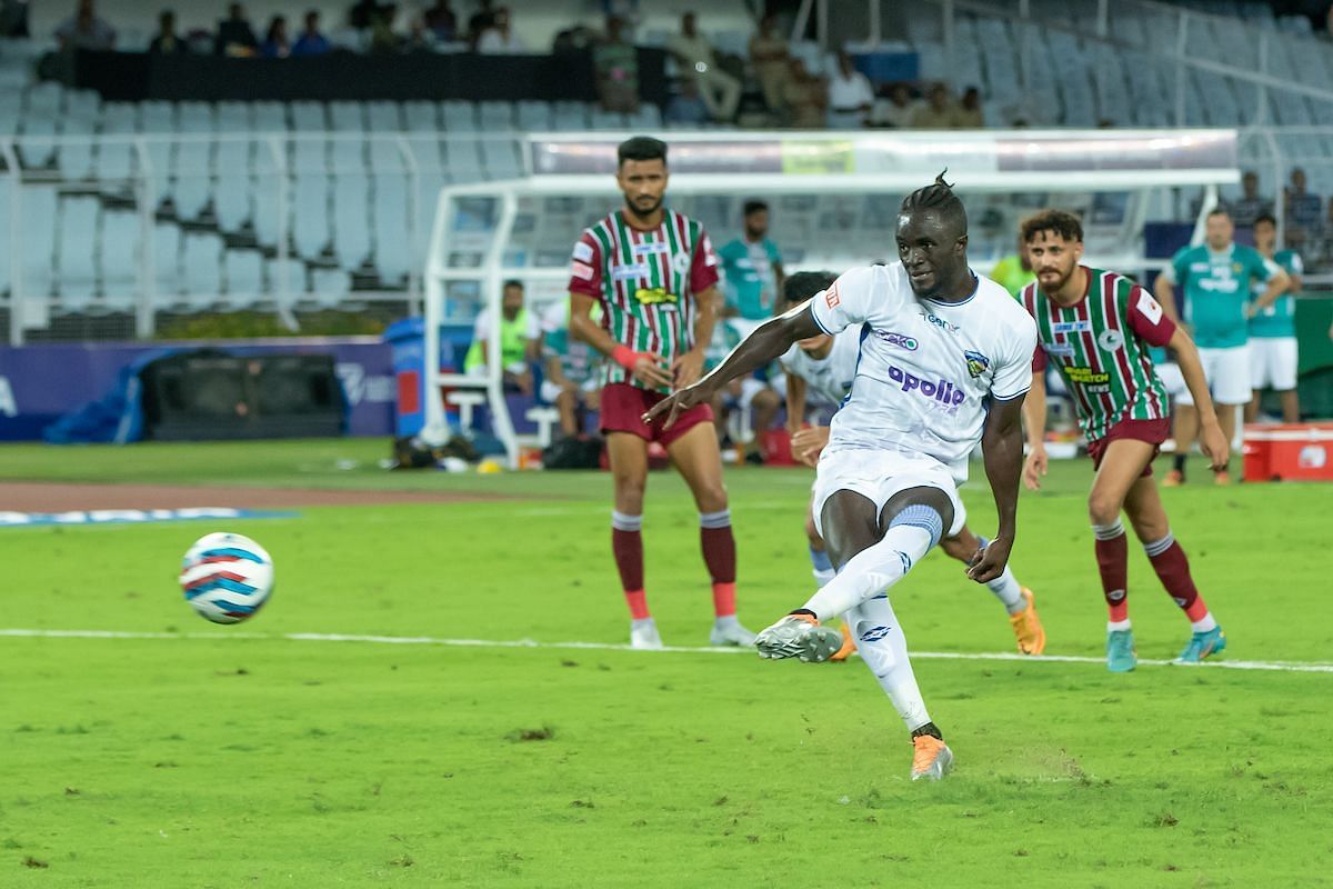 Kwame Karikari was the man of the match today (Image courtesy: ISL Media)