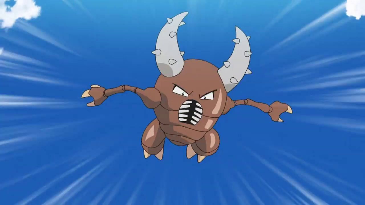 Pinsir as it appears in the anime (Image via The Pokemon Company)