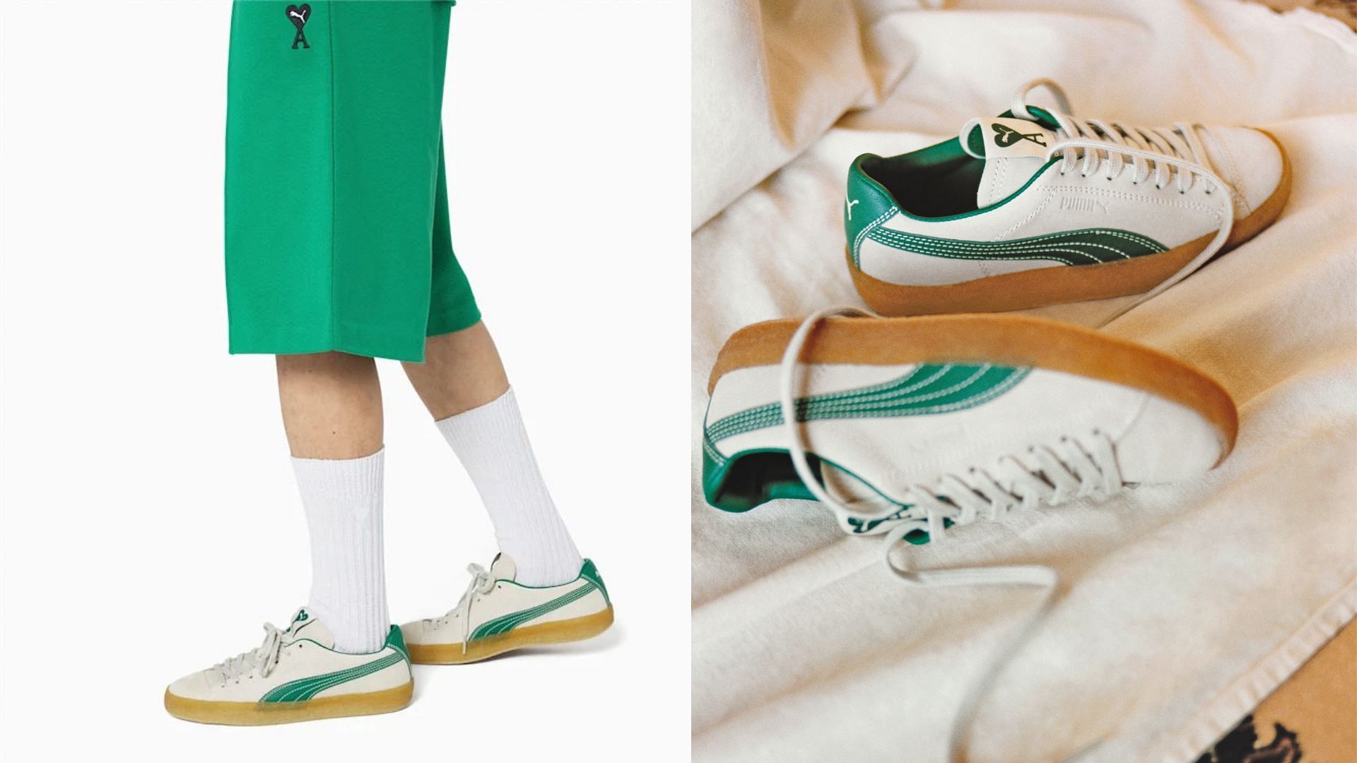 Where to buy PUMA x AMI Suede Crepe “Pristine” basketball shoes