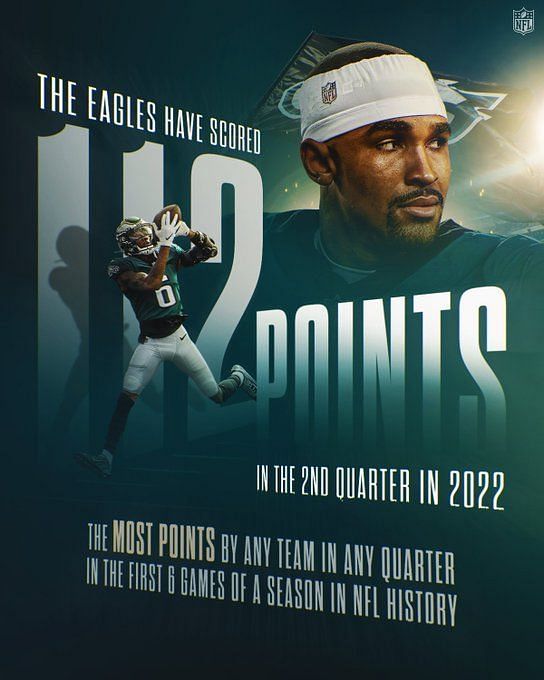 The Athletic on X: The Eagles remain the only undefeated team in the NFL  at 6-0. Their next five weeks: ◽️ BYE ◽️ vs. Steelers ◽️ at Texans ◽️ vs.  Commanders ◽️