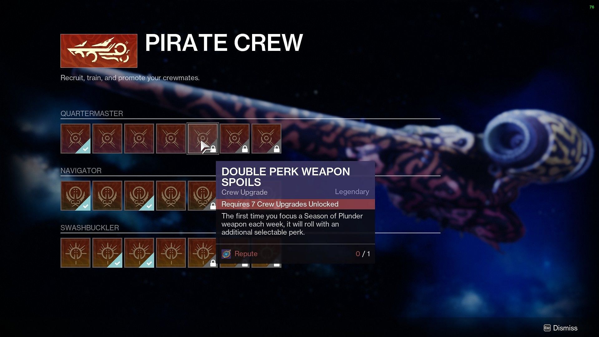 Double Perk Weapon Spoils (Image via Destiny 2)