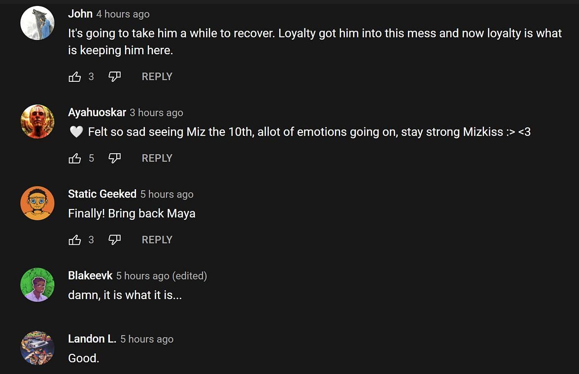 Fans in the YouTube comments section reacting to the streamer&#039;s address (Image via Timmiy/YouTube)