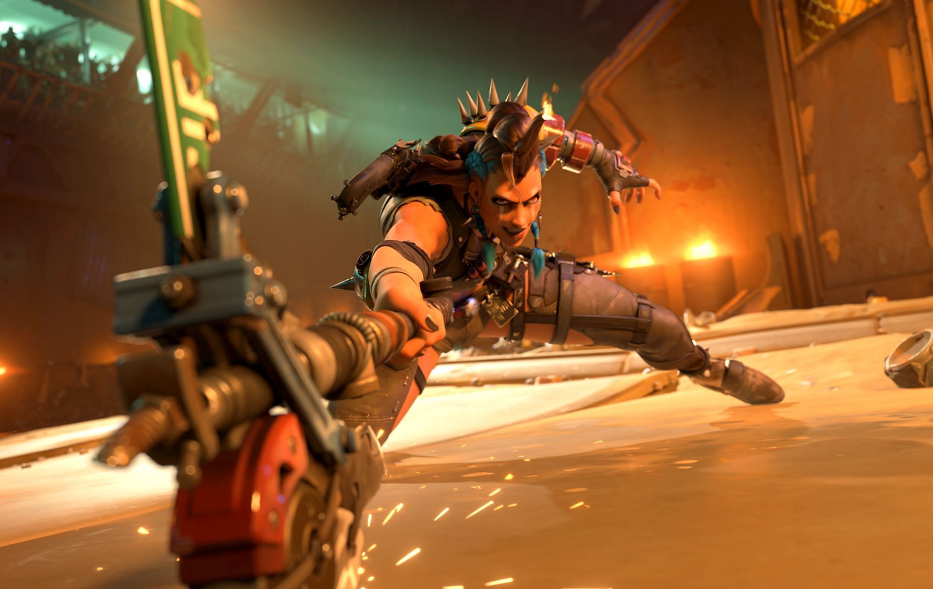 Junkrat&rsquo;s mines and traps can hinder opponents (Image via Blizzard Entertainment)
