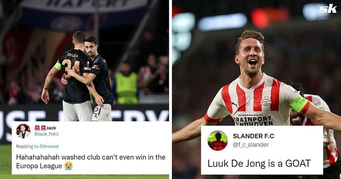 Twitter erupts as Arsenal suffer surprise 2-0 defeat to PSV
