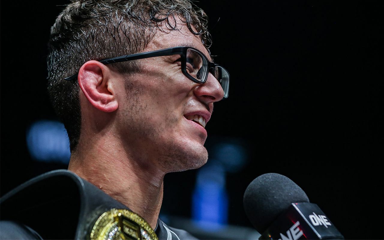 Mikey Musumeci talks about the importance of his world title. [Photo ONE Championship]