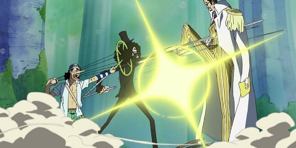 What if Sakazuki has Mera Mera no Mi, Kizaru has Goro Goro no Mi (with  yellow lightning), Ace has Magu Magu no Mi and Enel has Pika Pika no Mi? -  Quora