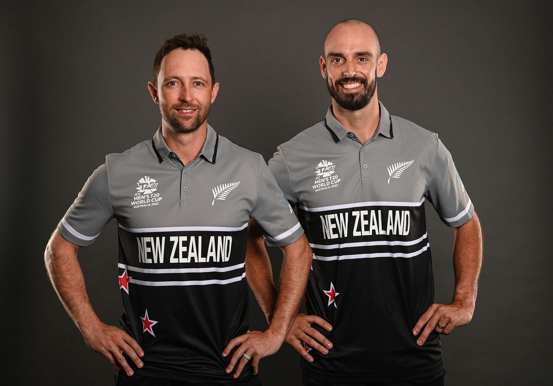 Devon Conway and Daryl Mitchell sporting the New Zealand jersey [Pic Credit: New Zealand Cricket]