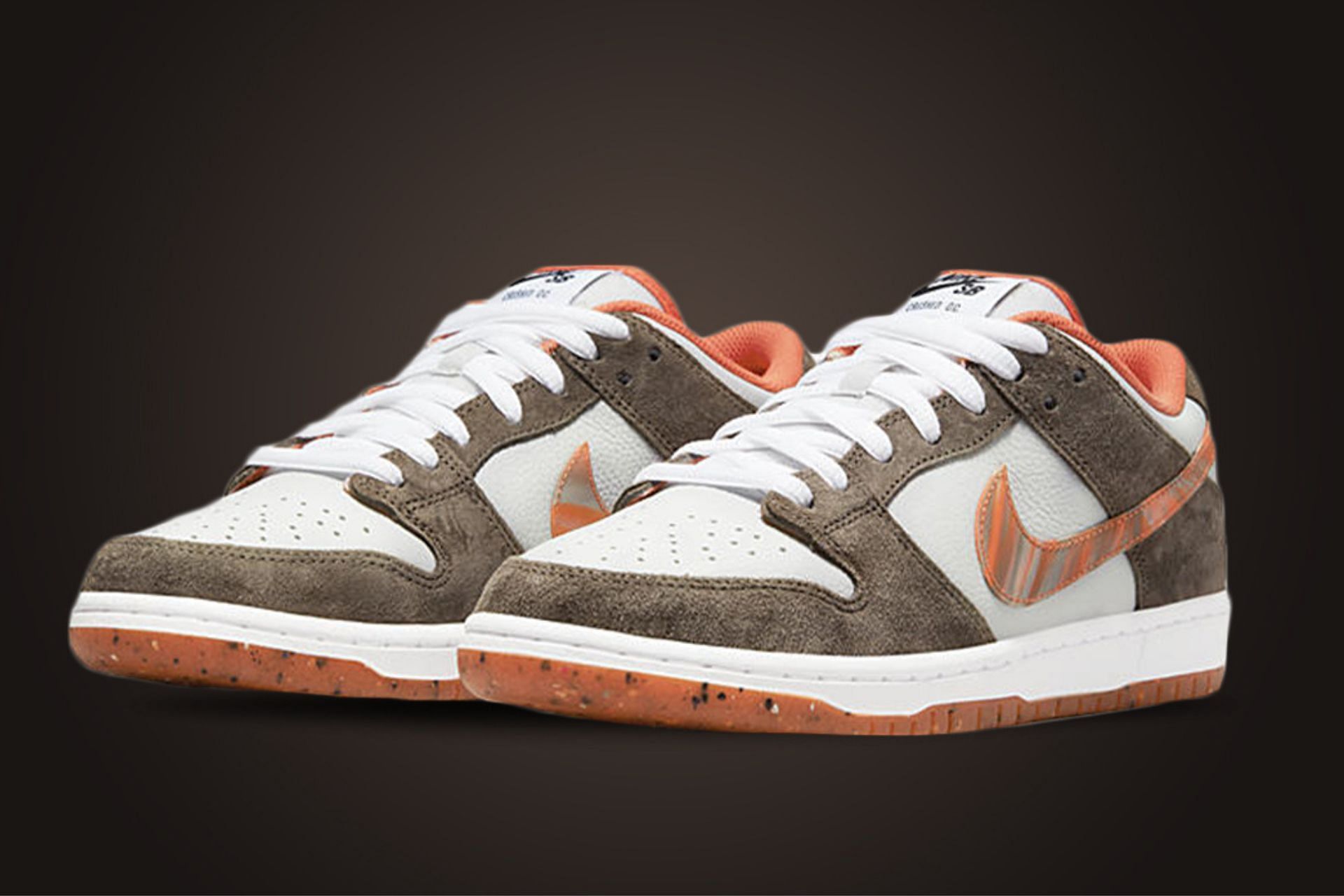 Crushed Skate Shop x Nike SB Dunk Low shoes (Image via Nike)