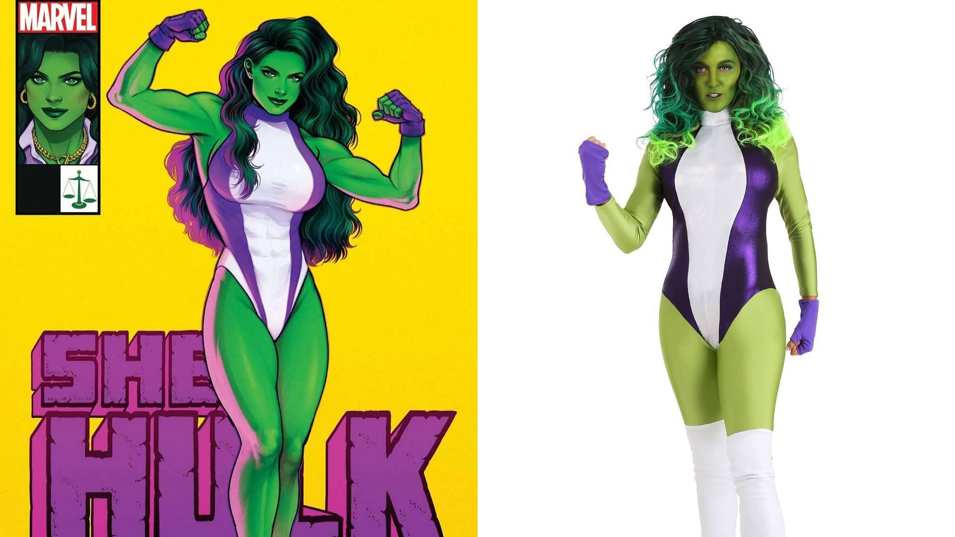 The brilliant She-Hulk from the series She-Hulk: Law at Attorney (Image via Marvel/ Amazon)