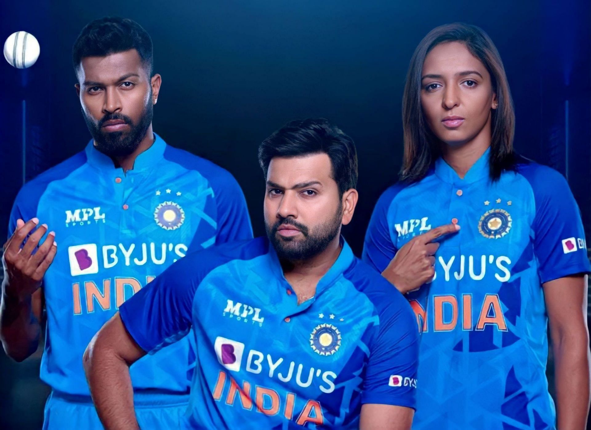 Team india unveiled their jersey in September [Pic Credit: BCCI]