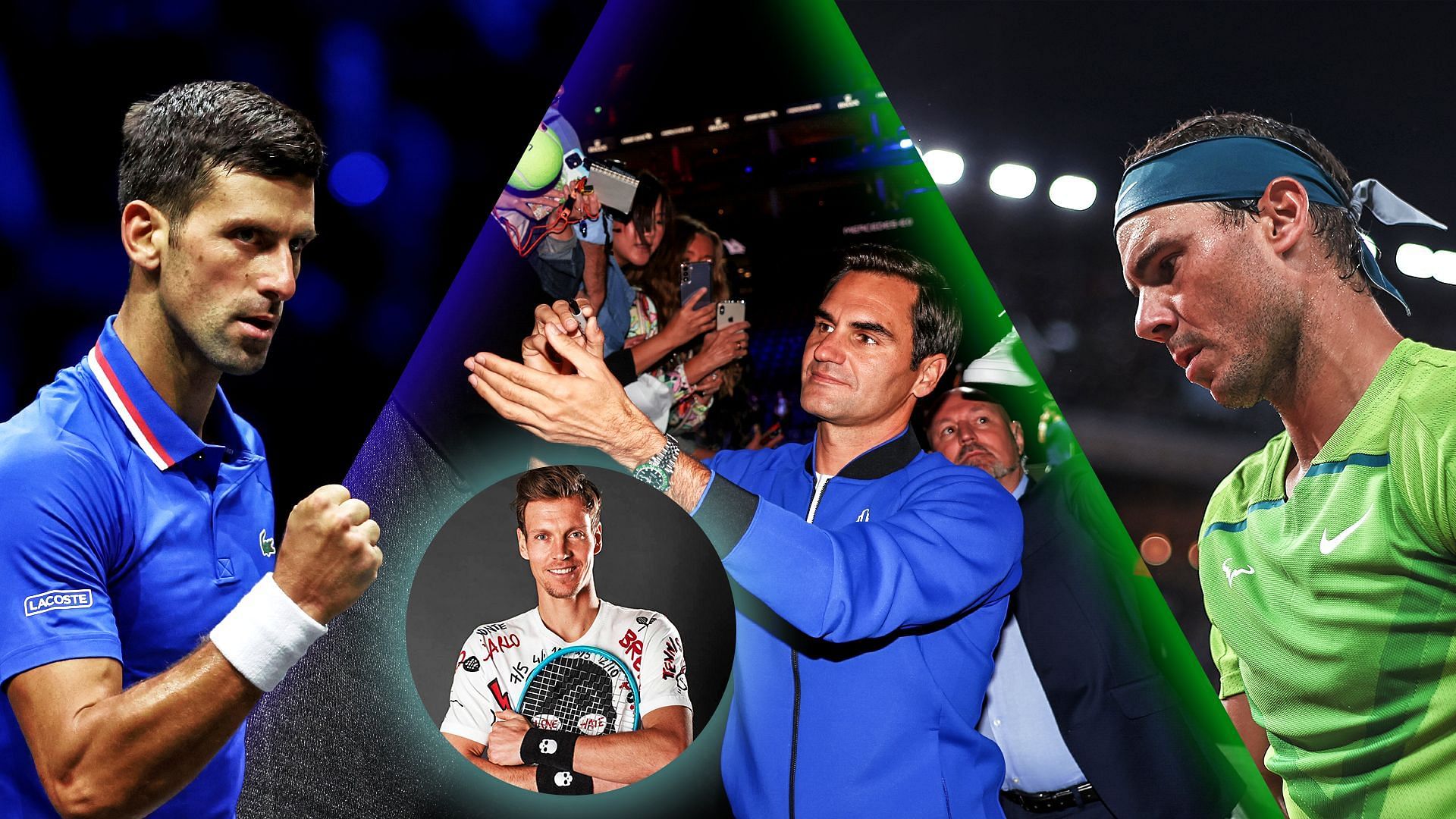 Tomas Berdych speak about Federer and compares his legacy with Nadal and Djokovic