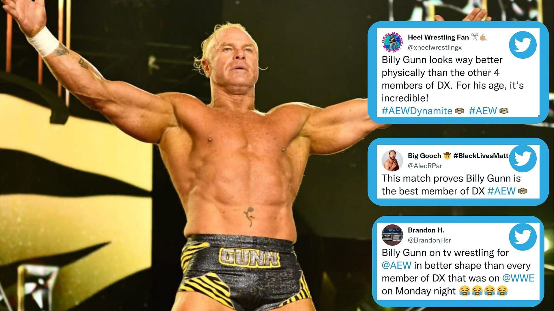 Billy Gunn had a sensational performance against a former WWE star on AEW Dynamite.