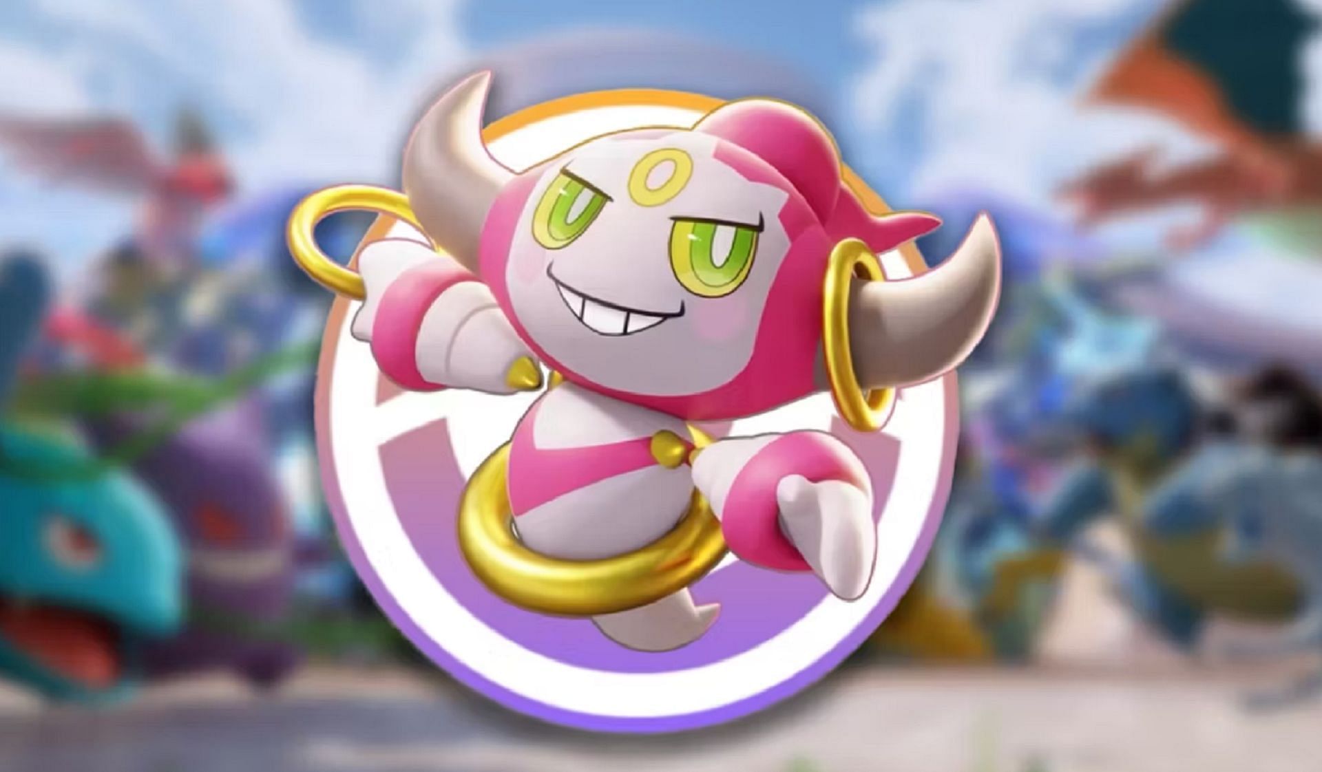 Pokemon Unite&#039;s top Support pick goes to Hoopa, the dimension-warping Mythic Pokemon (Image via The Pokemon Company)