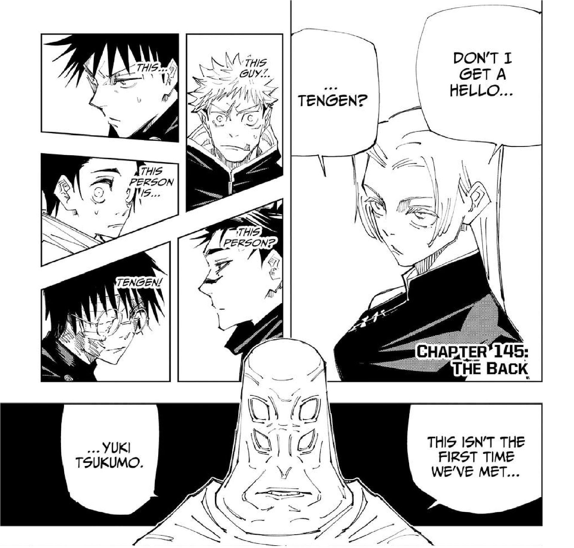 Jujutsu Kaisen Chapter 202 Yuki Tsukumos Role In Tengens Evolution 6733