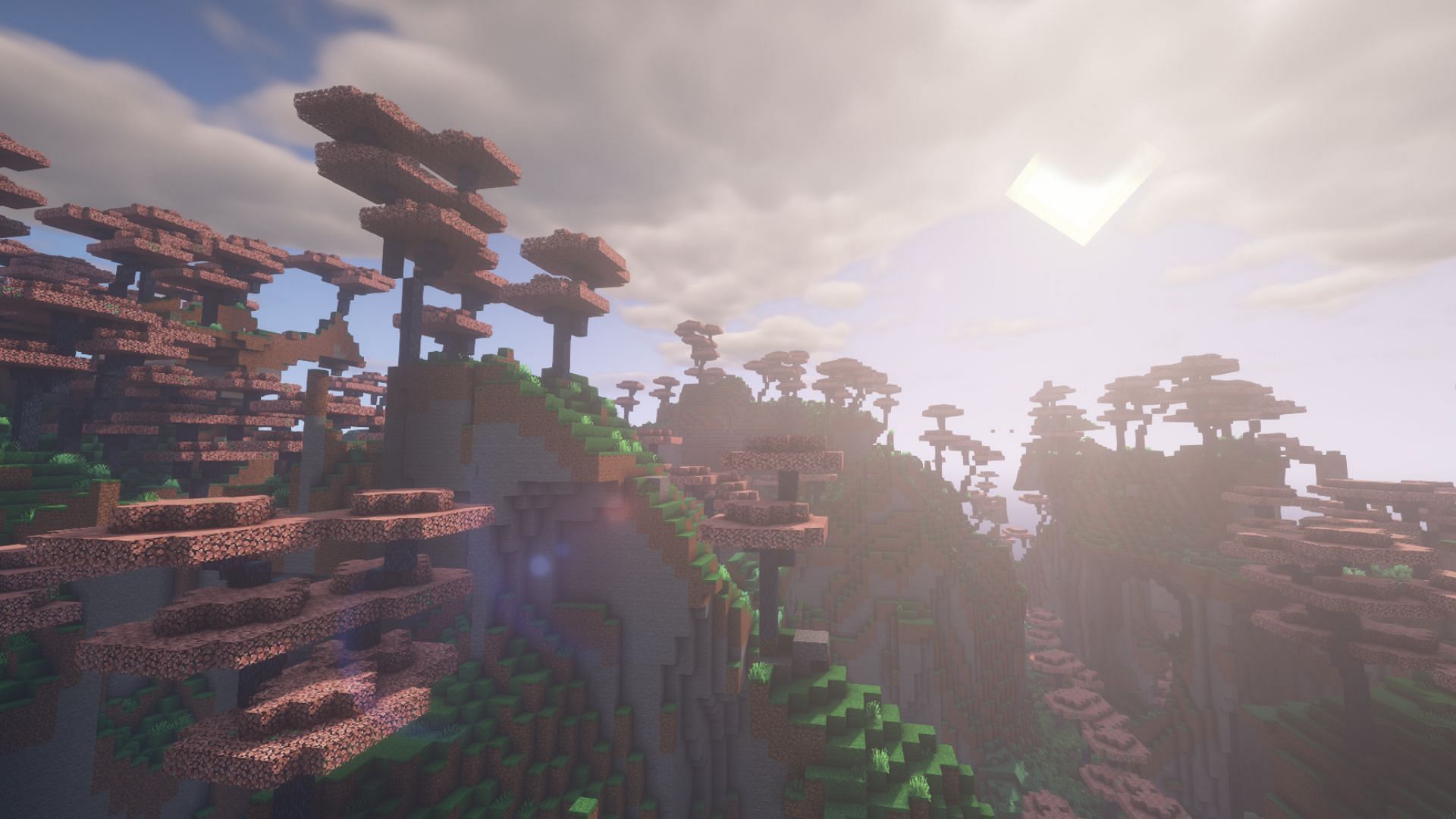 New Skyris Highlands biome from this Minecraft mod (Image via CurseForge)