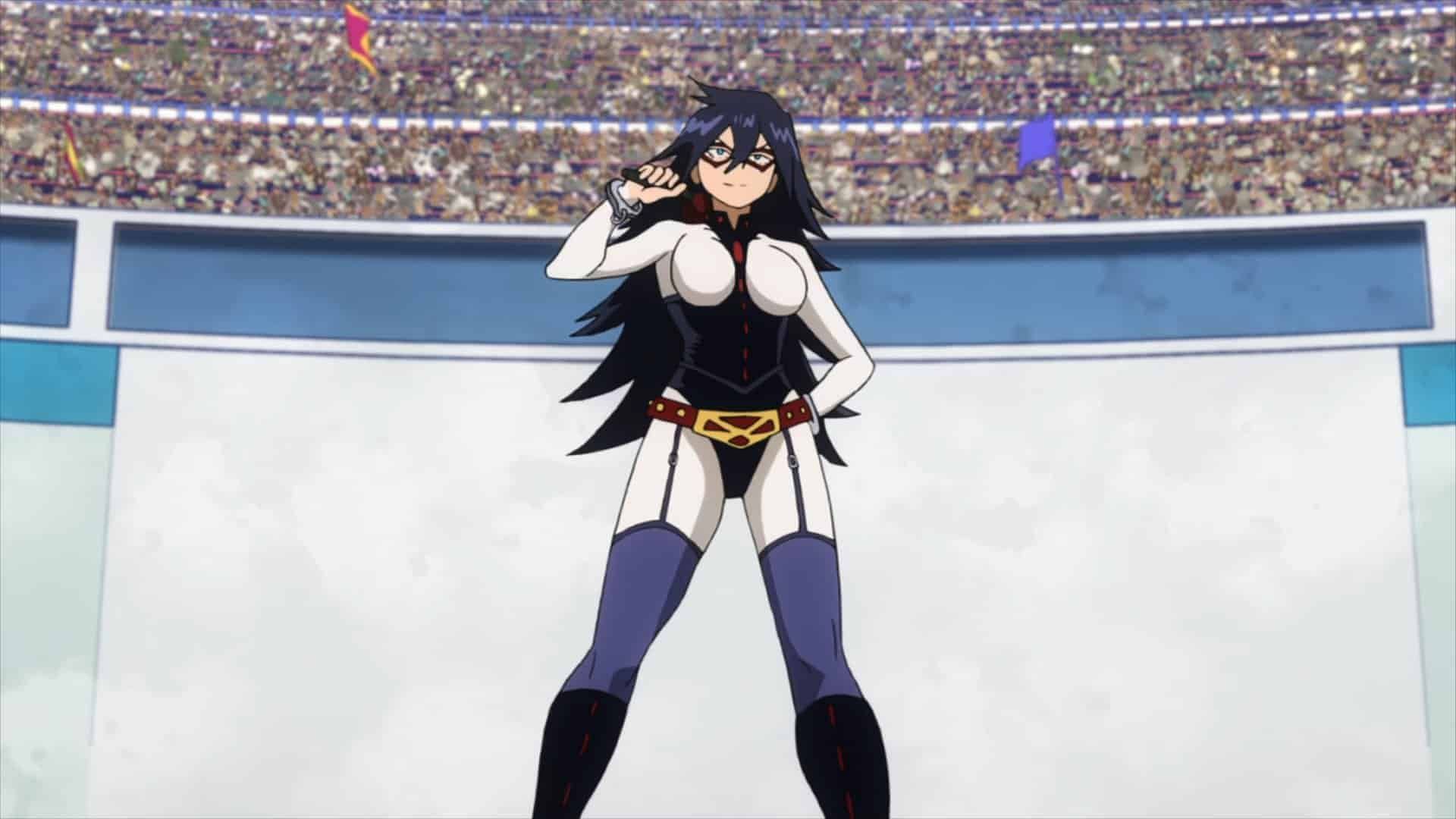 Pro Hero Midnight as seen in My Hero Academia (Image via Studio Bones)