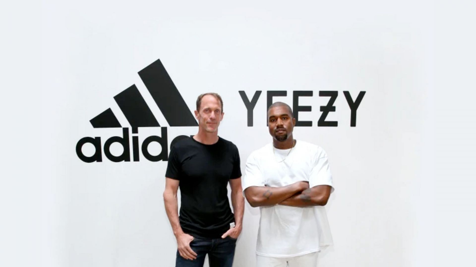 Former Adidas brand president Eric Liedtke with Kanye West (Image via Getty)