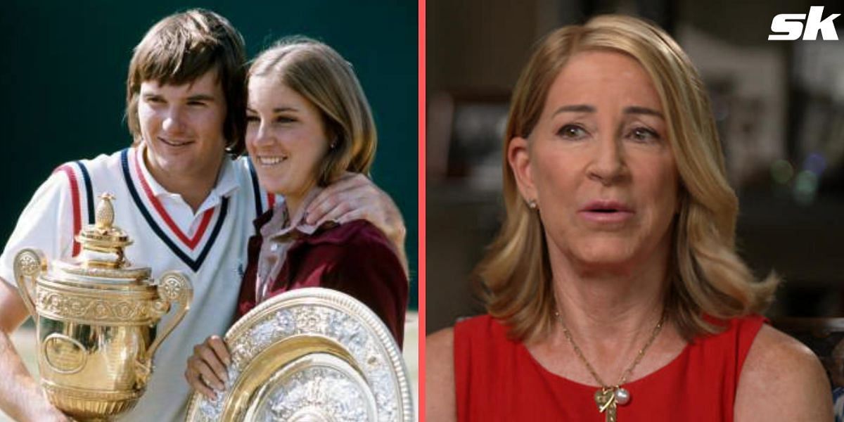 Chris Evert saw Jimmy Connors with another woman during her 1975 Wimbledon semifinal