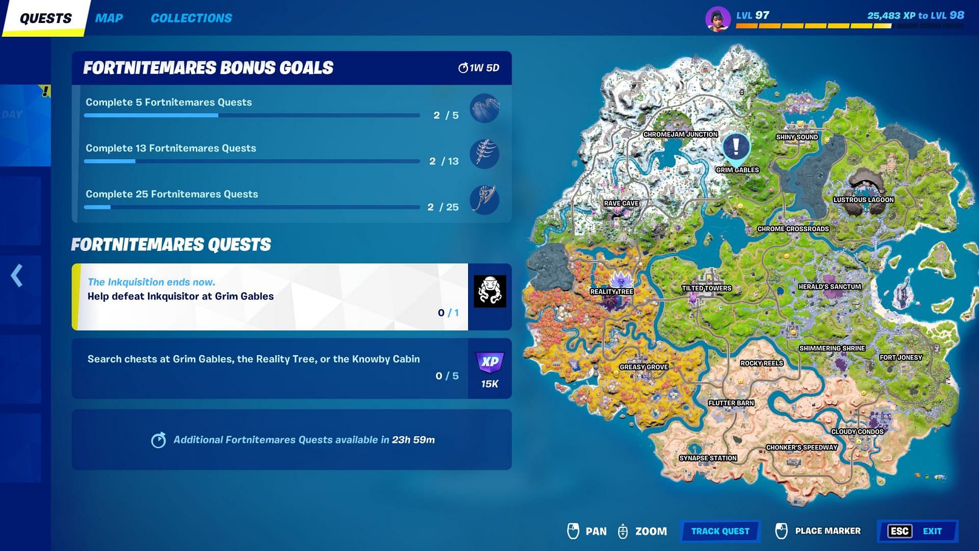 The new Fortnitemares 2022 challenge is out (Image via Epic Games)