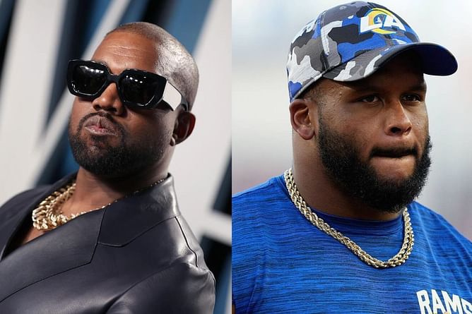 “Let’s read Aaron Donald’s contract” – Kanye West makes bizarre call on Rams star’s $95 million deal amid anti-Semitism row