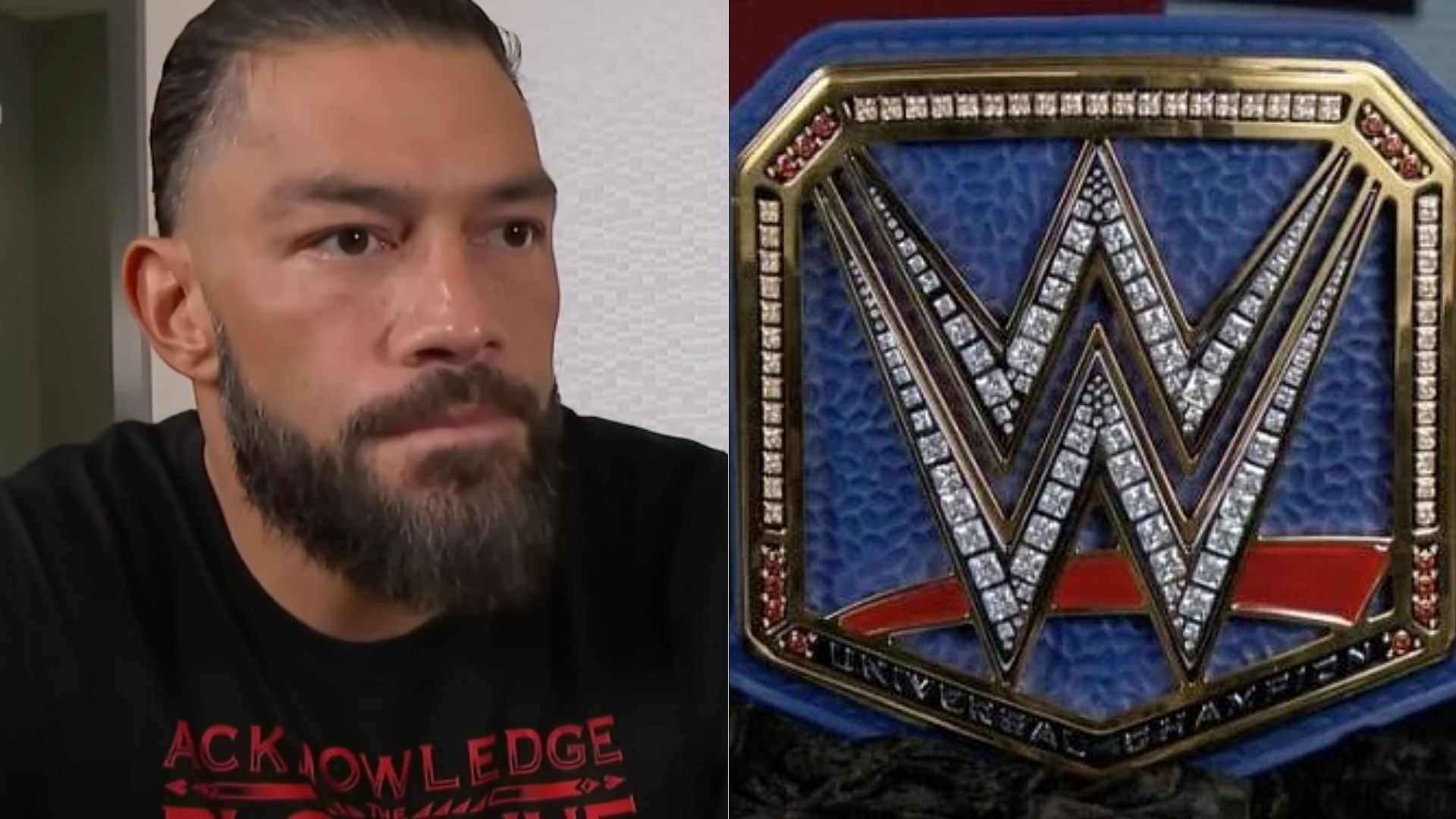 Roman Reigns currently holds the Universal and WWE Championships.