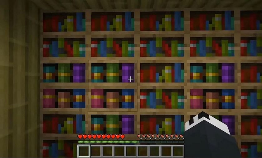 How to Make a Chiseled Bookshelf in Minecraft