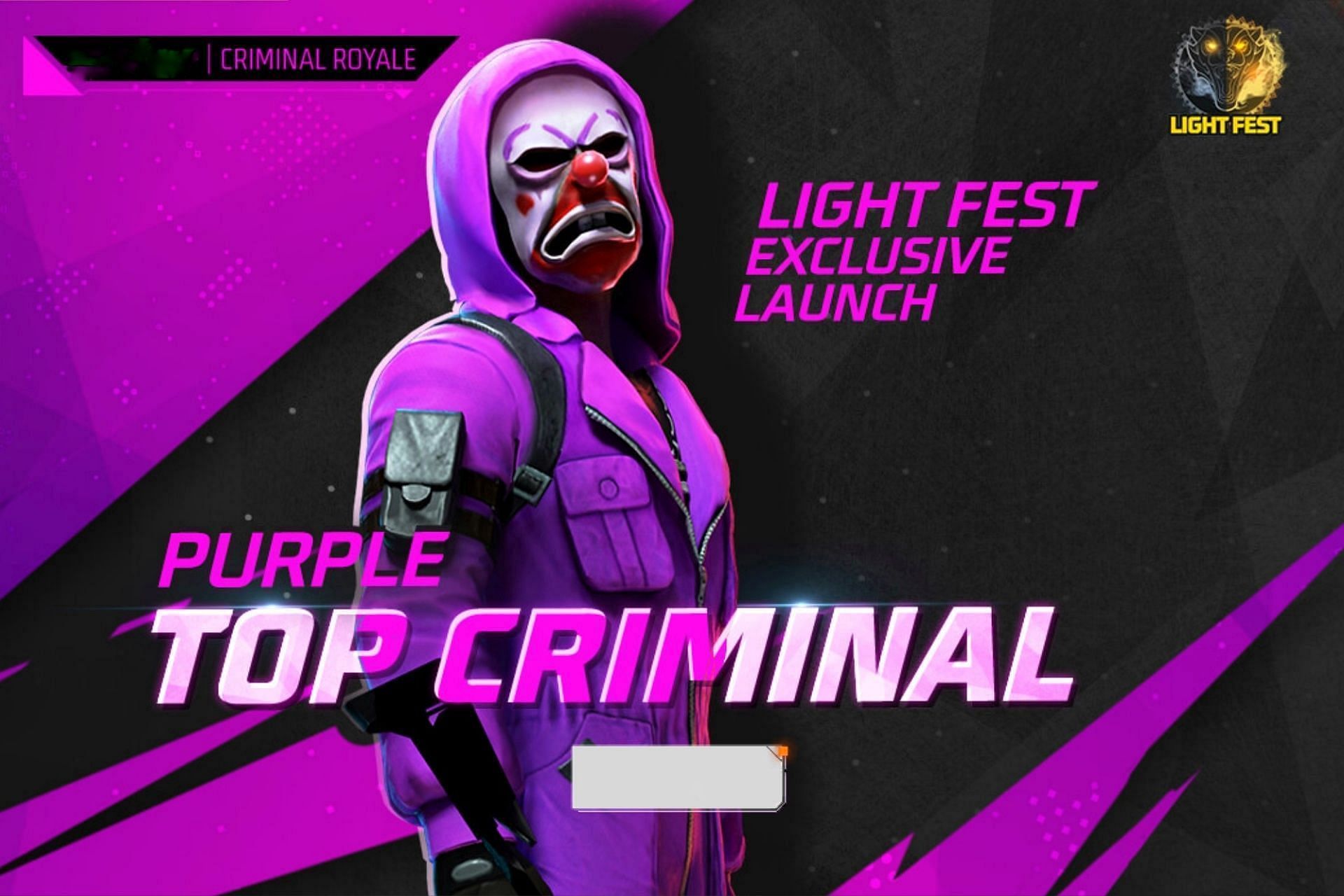 Guide to get Purple Criminal Bundle in Free Fire MAX (Image via Garena)
