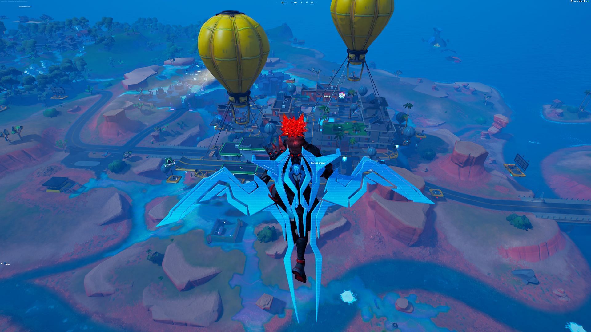 Remember to avoid landing near opponents (Image via Epic Games)